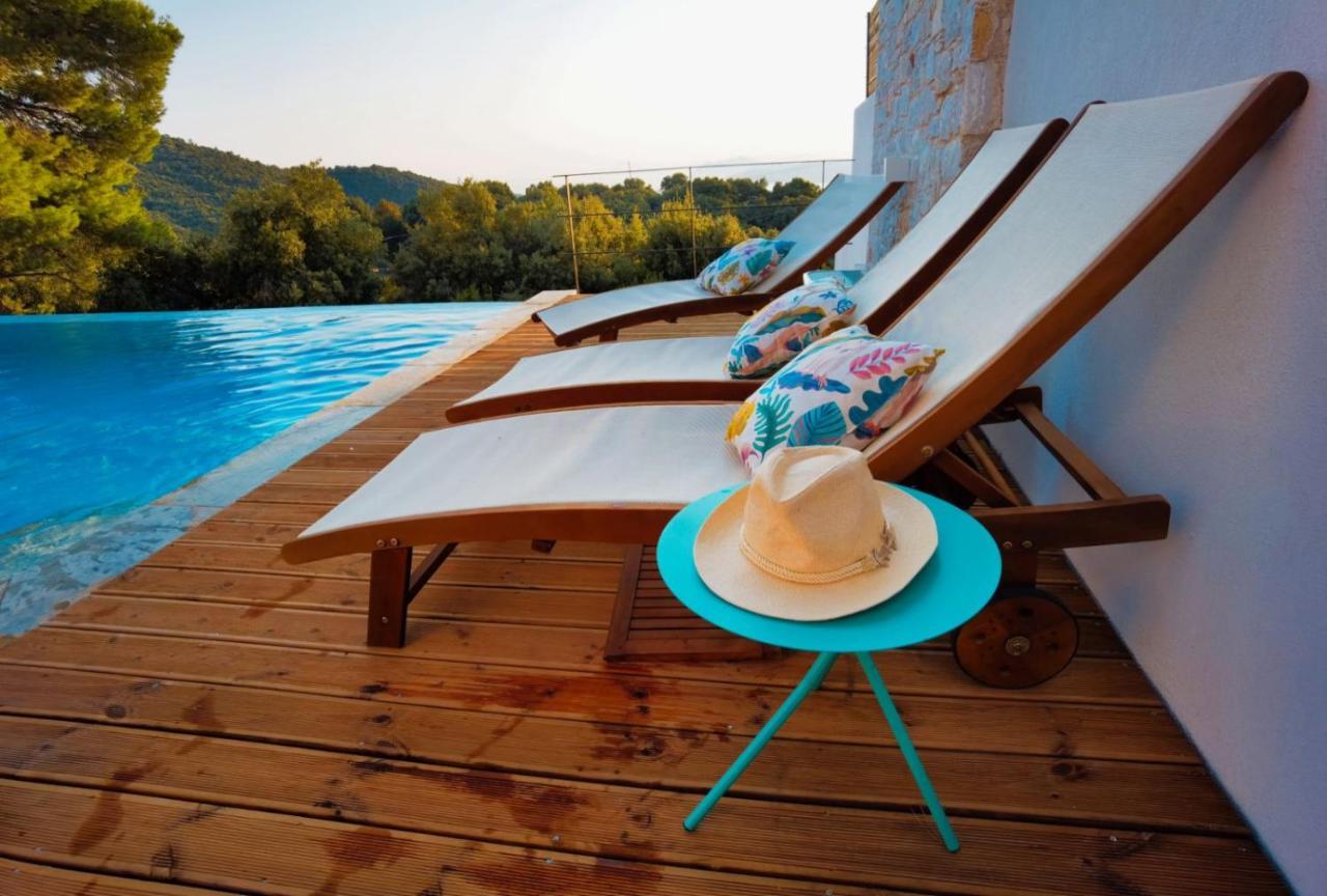 Allure Luxury Villas 3&4 Serenity Retreat Moni Evaggelistrias Dış mekan fotoğraf