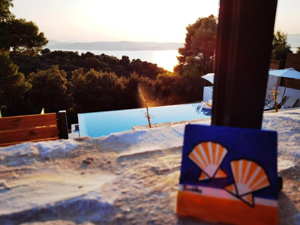 Allure Luxury Villas 3&4 Serenity Retreat Moni Evaggelistrias Dış mekan fotoğraf