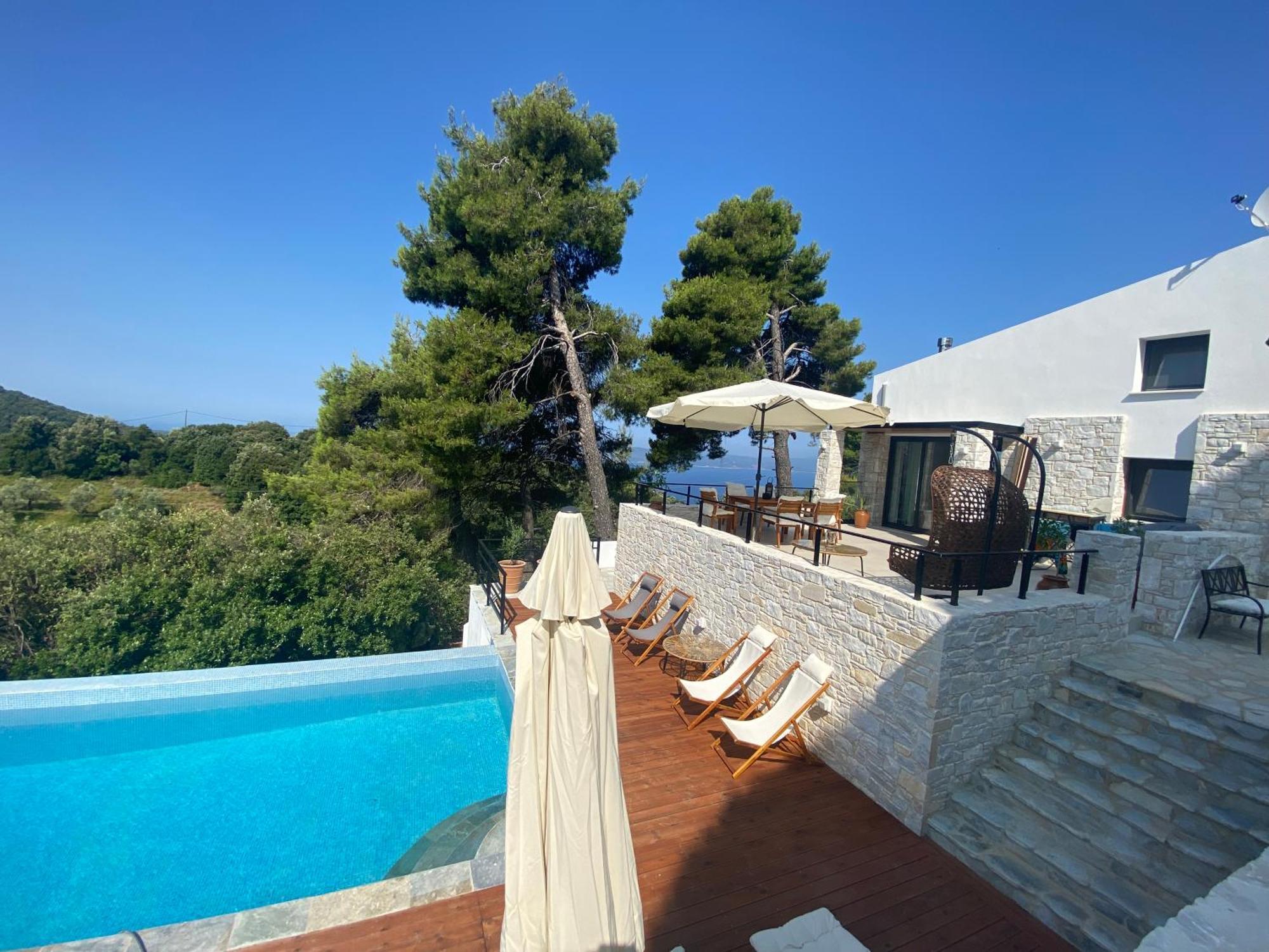 Allure Luxury Villas 3&4 Serenity Retreat Moni Evaggelistrias Dış mekan fotoğraf
