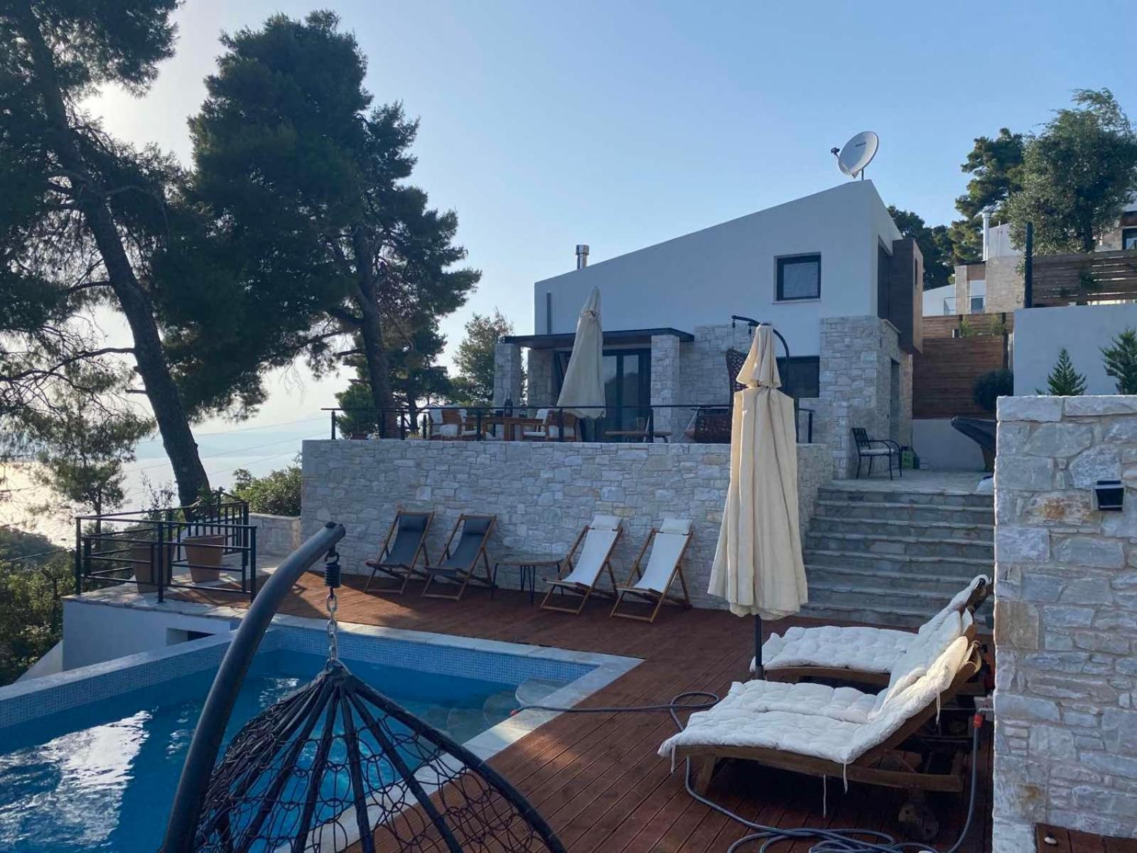 Allure Luxury Villas 3&4 Serenity Retreat Moni Evaggelistrias Dış mekan fotoğraf