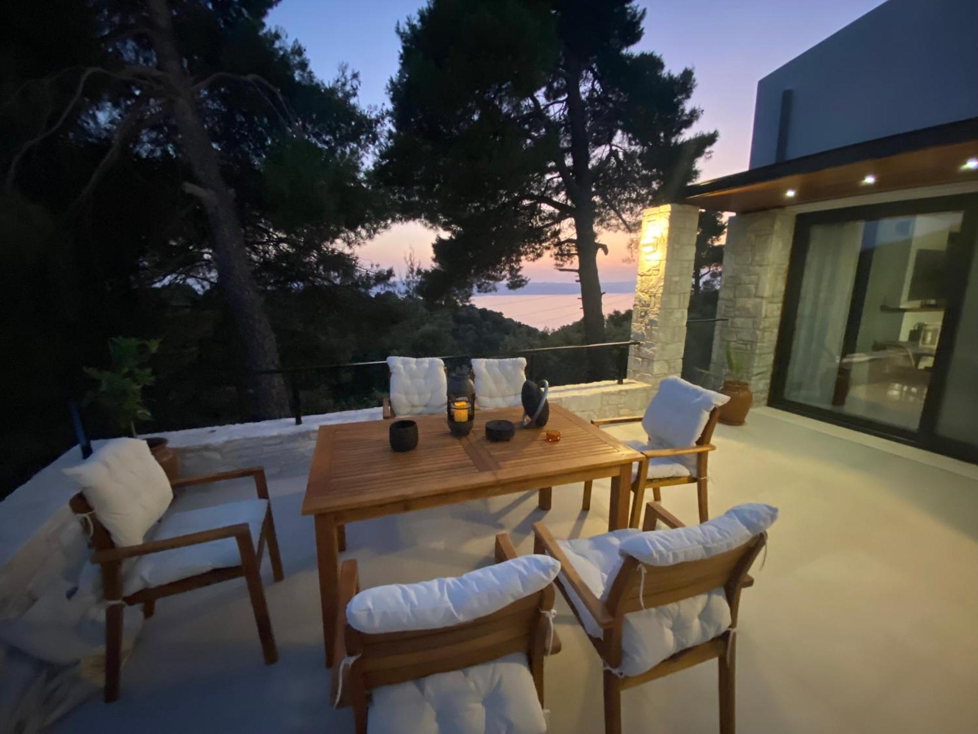 Allure Luxury Villas 3&4 Serenity Retreat Moni Evaggelistrias Dış mekan fotoğraf