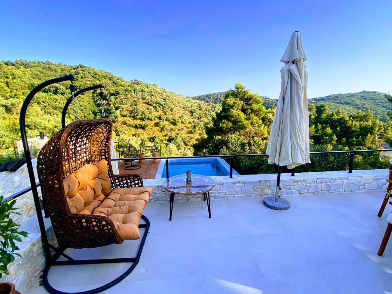 Allure Luxury Villas 3&4 Serenity Retreat Moni Evaggelistrias Dış mekan fotoğraf