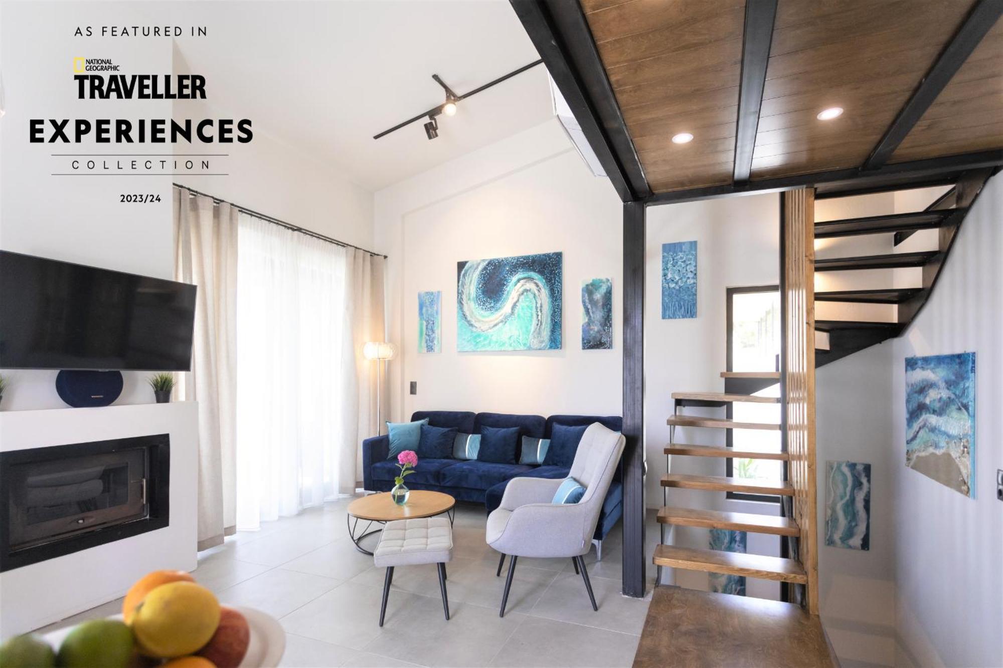 Allure Luxury Villas 3&4 Serenity Retreat Moni Evaggelistrias Dış mekan fotoğraf